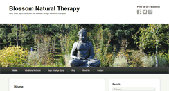 Desktop Screenshot of blossomnaturaltherapy.com