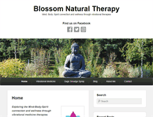 Tablet Screenshot of blossomnaturaltherapy.com